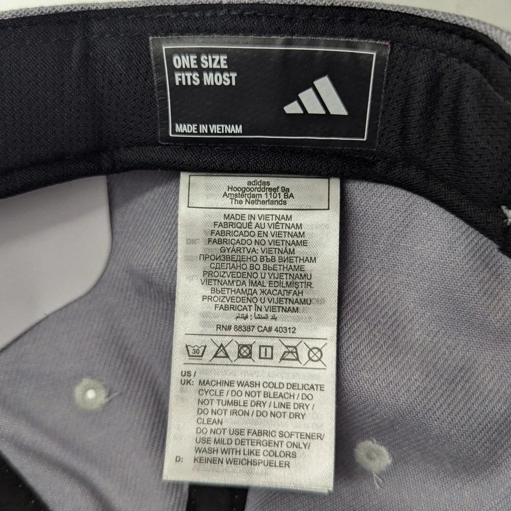 Adidas Golf Stripes & Pines National Open Snapback Hat Grey LGREYH JX2337 OSFM